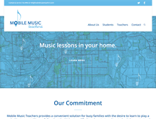 Tablet Screenshot of mobilemusicteachers.com